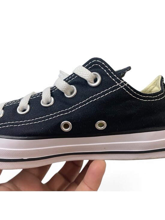 Converse All Star Low Black White Sneakers Mens 4 Womens 6 Chuck Taylor Shoes - Picture 15 of 16